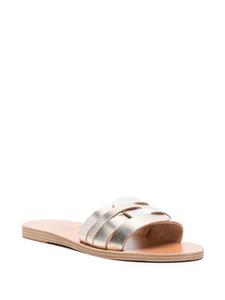 Ancient Greek Sandals Filenada leather slides - Goud