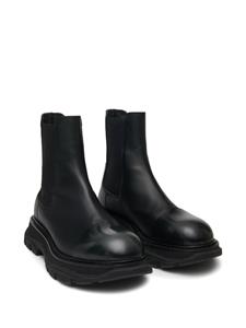 Alexander McQueen Leren Chelsea laarzen - BLACK/BLACK