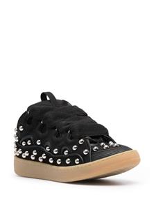 Lanvin Curb sneakers met vlakken - Zwart