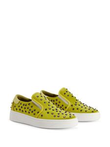 Giuseppe Zanotti Gz94 leren sneakers - Groen