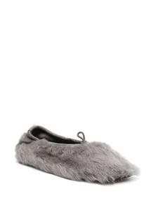 Hereu Puntera shearling ballerina shoes - Grijs