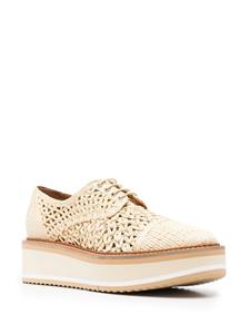 Clergerie Borril raffia loafers - Beige