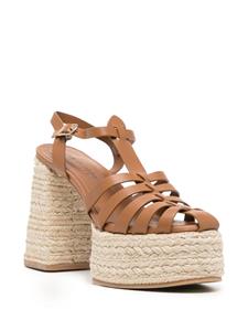 Dee Ocleppo Tulum leren espadrilles - Beige