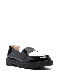 Stuart Weitzman Palmer leren loafers - Zwart