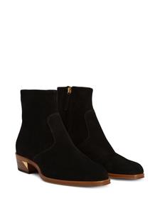 Giuseppe Zanotti Fabyen leren enkellaarzen - Zwart