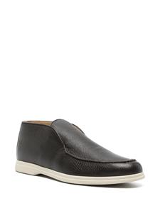 Corneliani grained-leather loafers - Bruin