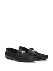 Dolce & Gabbana Loafers met logoplakkaat - Zwart