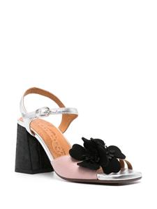 Chie Mihara Pirota 90mm leather sandals - Zilver
