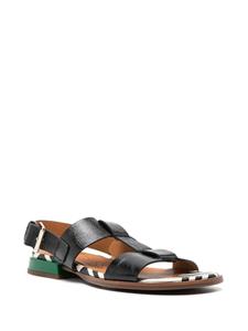 Chie Mihara Wayway buckle-fastening leather sandals - Zwart