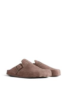 Balenciaga Sunday suede mules - Bruin