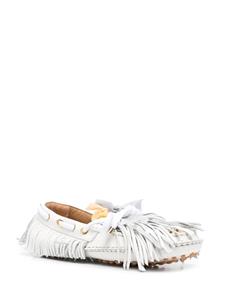 13 09 SR Pulwhi leren loafers - Wit