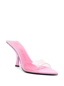 The Attico Ester 100mm leather mules - Roze