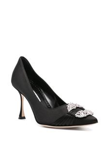 Manolo Blahnik Maida suède pumps - Zwart