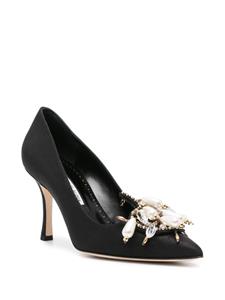 Manolo Blahnik Orientalia leren pumps - Zwart