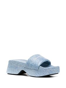 Alexander Wang Slippers met plateauzool - Blauw