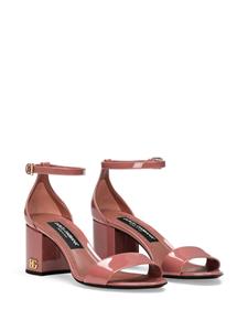 Dolce & Gabbana DG lakleren sandalen - Roze