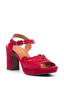 Chie Mihara Kei 85mm cut-out sandals - Rood