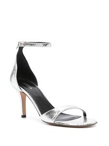 ISABEL MARANT Eonie 80mm leather sandals - Zilver