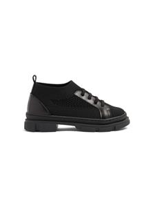 BabyWalker panelled lace-up ankle boots - Zwart