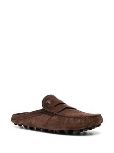 Tod's Gommino Bubble suède muiltjes - Bruin