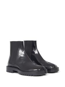 Maison Margiela Tabi leather boots - Zwart