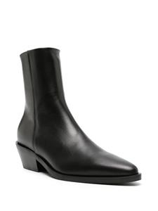 A.EMERY Hudson leather ankle boot - Zwart