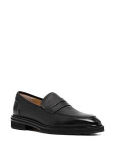 Bally Loafers met gekruiste bandjes - Zwart