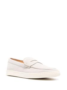 Brunello Cucinelli suede penny loafers - Grijs