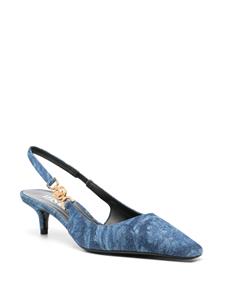 Versace Barocco 40mm denim pumps - Blauw