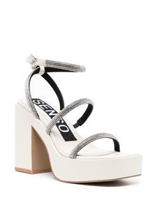 Senso Yasmin II 120mm leather sandals - Wit