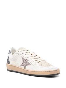 Golden Goose Ball Star glitter-detailing sneakers - Wit