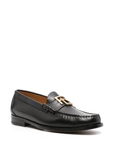 Ralph Lauren Collection Harlan logo-plaque loafers - Zwart