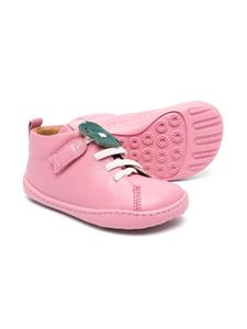 Camper Kids Twins leren sandalen met bloemenpatch - Roze