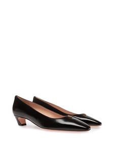 Bally Emblem-plaque leather pumps - Zwart