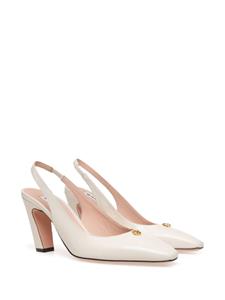 Bally slingback leather pumps - Beige