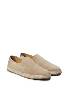 brunellocucinelli Brunello Cucinelli Leren loafers met ronde neus - Bruin