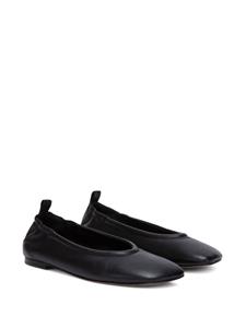 3.1 Phillip Lim ID leren ballerina's - Zwart