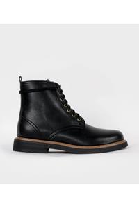 Brave GentleMan Herren vegan Stiefel Standard Schwarz