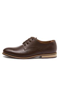 Will's Vegan Store Herren vegan Casual Derbys Dunkelbraun