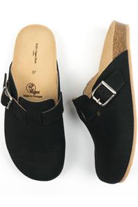 Will's Vegan Store Herren vegan Hausschuhe Clog Schwarz