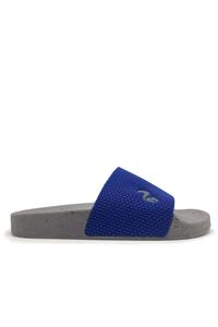 Thies 1856 Herren vegan Beach Slides Eco Blau & Grau