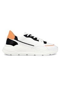 Ella & Witt Herren vegan Goodall Sneaker Weiß, Orange & Schwarz