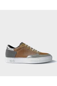 Nat-2 Herren vegan Sneakers Holz Braun Grau
