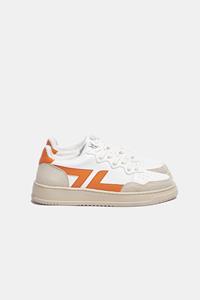 Zèta Herren vegan Turnschuhe Bêta B1 Orange