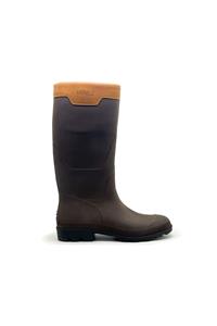 Nat-2 Herren vegan Regenstiefel Rugged Prime Bully Coffee 100% Wasserdicht Braun