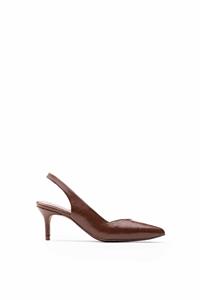 Urbanima Damen vegan Boulevard Slingpumps Braun