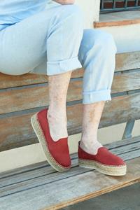 Urbanima Damen vegan Espadrilles Zoco Ziegelrot