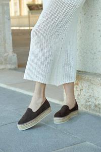 Urbanima Damen vegan Espadrilles Zoco Kaffeebraun