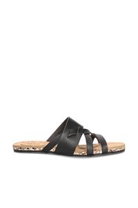 Nae Damen vegan Sandalen Quitte Schwarz