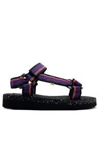 Thies 1856 Damen vegan Eco Trek Sandale Vegan Rosa